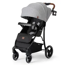 Прогулянкова коляска Kinderkraft Cruiser LX Grey - мініатюра 2