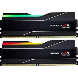 Модуль пам'яті G.Skill DDR5 64GB (2x32) Trident Z5 Neo 6000Mhz RGB Black AMD EXPO (F5-6000J3036G32GX2-TZ5NR)
