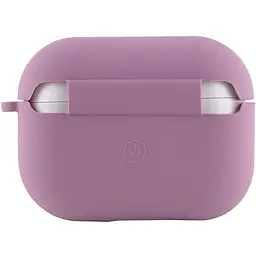 Силіконовий футляр з мікрофіброю для навушників Airpods Pro 3 Ліловий / Lilac Pride - мініатюра 3