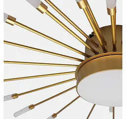 Світлодіодна люстра стельова Artlight 6472/28GD, 19 Вт, сатинове золото - мініатюра 4