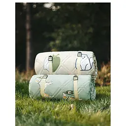Килимок для пікніка Naturehike 210x240 CNK2350WS010, бежевий з котами - мініатюра 5