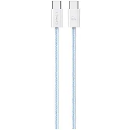 USB Кабель Usams U86 (US-SJ656) Type-C-Type-C PD 60W 5A 1.2m Синій