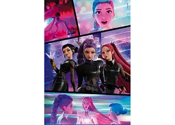 Пазл Clementoni Super: Головні героїні мультфільму K-Pop Мисливці на демонів (Super - K-Рop Demon Hunters Puzzle - 300 pcs.), 300 ел. (21760) - мініатюра 2