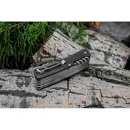 Багатофункціональний ніж Ruike Criterion L51, (8.5 см) 12C27 / G10 чорний, 23 інстр. - мініатюра 5