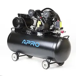 Компресор двоциліндровий пасовий Apro OFBD-100 2,2кВт 402 л/хв 100 л 30412 - мініатюра 2