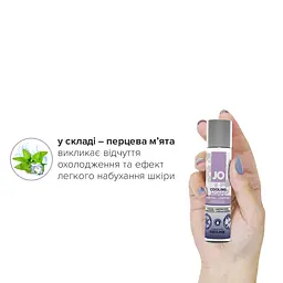 Охолоджувальна змазка JO AGAPE — COOLING (30 мл) без гліцерину, гліколю та парабенів - мініатюра 4