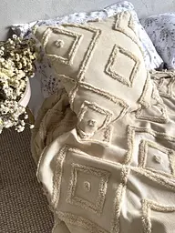 Покривало Zeintex в скандинавському стилі Scandi бежеве 160х210 см - мініатюра 9