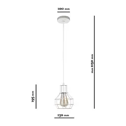 Світильник Лофт Levistella 756PR1618-1 WH - мініатюра 2