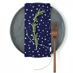 Серветки Cosas Dark Blue Starfall 35х35 см 2 шт. (Set-2Serviette_StarfallBlue_35) - мініатюра 2