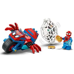 Конструктор LEGO Super Heroes Marvel Павук на мотоциклі проти Носорога 61 деталь (11206) - мініатюра 2