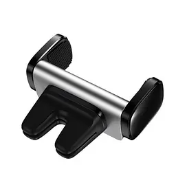 Автомобільний тримач Baseus Steel Cannon Air Outlet Car Mount SUGP-0S Silver - мініатюра 5