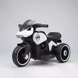 Дитячий електромотоцикл 26X-128 білий на акумуляторі - мініатюра 3