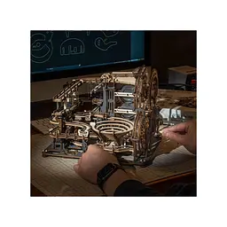 Конструктор Robotime Rokr дерев'яний 3D Мармурове нічне місто (LGA01) - мініатюра 4