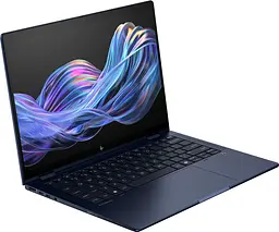 Ноутбук HP EliteBook X Flip G1i 14" 2.5K IPS Ts,400n/U5228V(4.5)/32Gb/SSD1Tb/ArcGr/Підсв/Pen/DOS/Синій (B5QW6AV_V1) - мініатюра 2