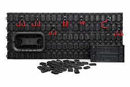 Навісна стінка для інструментів Qbrick System Custom Pegboard Starter Set (5901238262213)