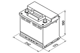 Акумулятор Bosch S3 56Ah 480A (0 092 S30 050) - мініатюра 3