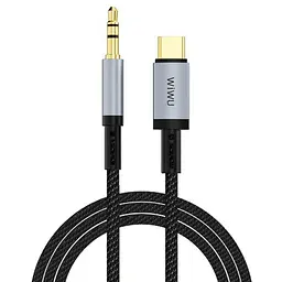 AUX-адаптер WiWU Legend Audio Convertor USB-C to 3.5mm Wi-C048T 1,5m Чорний