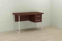 Комп'ютерний стіл Ferrum-decor Таккота 75x140x70 білий ДСП Венге 32мм (FRD-105787)