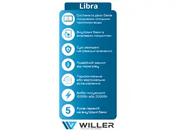 Водонагрівач (бойлер) Willer EVH80DRI-Libra - мініатюра 9