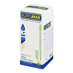 Ручка кулькова Buromax Simple синя 0.7 мм упаковка 50 шт. (BM.8123-01) - мініатюра 3