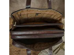 Чоловіча сумка-портфель Italico 9954-40 moro Коричнева 40x30x10 см TONY PEROTTI sum0029077 - мініатюра 2