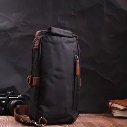 Незвичайна плечова сумка для чоловіків із щільного текстилю Vintage 16х29х8 см sum0028937 - мініатюра 10