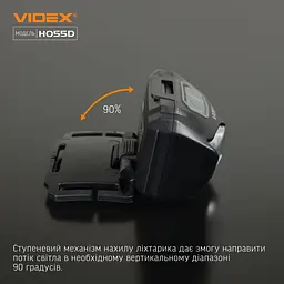 Налобний світлодіодний ліхтарик Videx VLF-H055D 500 Lm 5000 K (VLF-H055D) - мініатюра 11