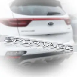 Емблема напис SPORTAGE для Kia 235х17мм хром пластик (на скотчі) - мініатюра 2