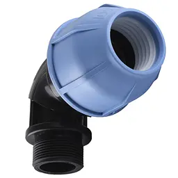 Коліно ПНД Vsplast 50x1 1/2 '' ЗР 4003 000007899 - мініатюра 2