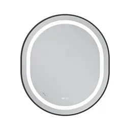Дзеркало Mixxus Premium ELLIPSE MV05-80x70-REVERSE BLACK (LED Touch, Anti-fog (3-6kK)) (MP6646) - мініатюра 3