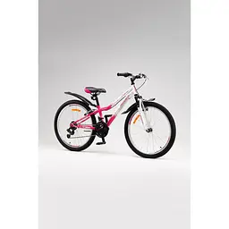 Велосипед SPELLI PRINCESS V-brake 24" Біло-рожевий