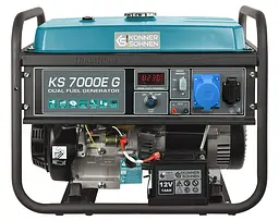 Генератор бензиновий газ/бензин Konner&Sohnen 5/5.5 кВт KS 7000E G