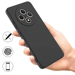 Силіконовий чохол BeCover для Oppo Reno12 F 5G Black (712767) - мініатюра 2