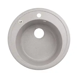 Кухонна мийка Lidz D510/200 GRA-09 (LIDZGRA09D510200), Сірий