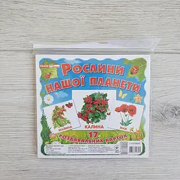 Картки Міні Рослини нашої планети 110Х110 мм. 13107006