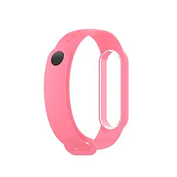 Ремінець для фітнес-браслета Lemfo для Xiaomi Mi Band 5, 6, 7 рожевий - мініатюра 2