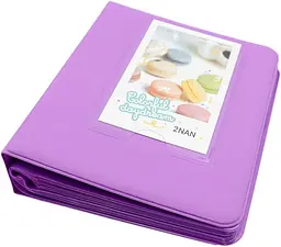 Фотоальбом для Fujifilm Instax Mini (12, 11, 40, 70, 90, 99, EVO, Link, Liplay) Polaroid 300, Z2300 на 64 фото, фіолетовий  - мініатюра 2