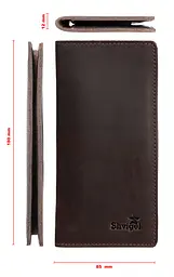 Чоловічий шкіряний гаманець Shvigel 8.5х17.5 см acs0016099 - мініатюра 3