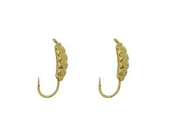 Мормишка FISHING ROI вольфрам Опариш з вушком 3мм 0,58г gold (2шт/уп)