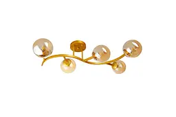 Люстра стельова Brille в спальню Е27 60W G (BR-01 643C/5)