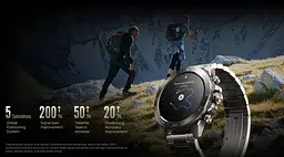 Mibro Смарт-часи GS Explorer S 48мм, 1.32", 466x466, AMOLED, BT 5.3, Dual-band GPS, 10 ATM, суцільний титан - мініатюра 10