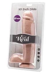 Реалістичний вібратор Get Real Toy Joy 25.5 см тілесний - мініатюра 2