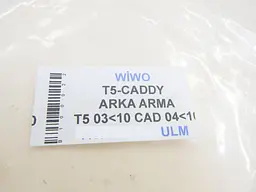 Емблема кришки багажника Volkswagen Caddy/T5 130 мм (на скотчі) 7HO853630 - мініатюра 3