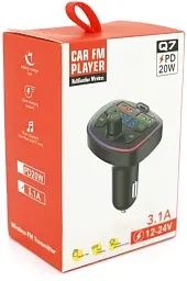 FM-модулятор Voltronic з еквалайзером 3.1 A PD18W USB TF - мініатюра 2