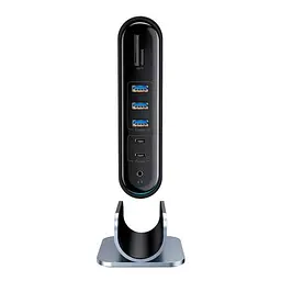 Хаб адаптер Baseus Working Station Multifunctional Type-C Hub Adapter 16-в-1 CAHub-BG0G - мініатюра 2