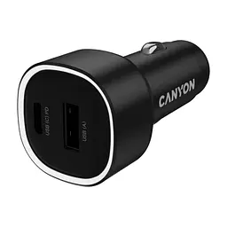 Зарядное устройство для Canyon 1xUSB + 1xUSB-C PD85W black (CNE-CCABR8AC)