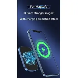 Зовнішній акумулятор JD MagSafe wireless JYD-PB10 10000mAh бездротовий магнітний 15/20W блакитний - мініатюра 6