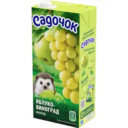 Нектар Садочок Яблучно-виноградний 950 мл (498765) - мініатюра 3