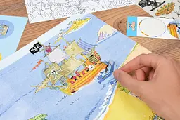 Перевідні наклейки Scribble Down Острів піратських скарбів, з онлайн-додатком (SD/20) - мініатюра 5