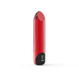 Віброкуля-помада Loviss Lipstick Bullet Vibrator, 9 режимів, перезаряджувана - мініатюра 2